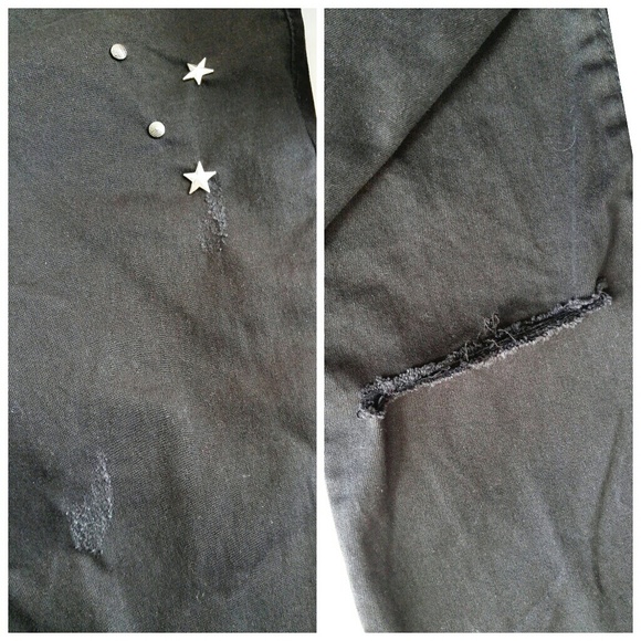 💎NWOT BLANKNYC Black Intro Studded Jeans - Picture 4 of 7